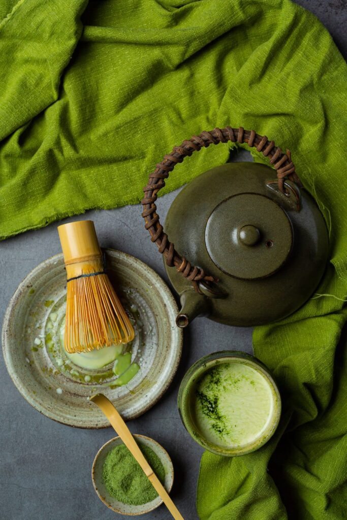 Máscara de chá verde: feita em casa 