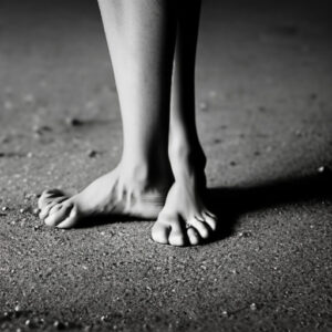 beaux pieds nus de femme, realistic photo of, award winning photograph, 50mm Photography: Portrait. Subject: People. Resolution: 4K (3840x2160). Special Effects: Cinemagraph.